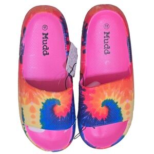 Mudd‎ (Aloha)-01LP Tie-Dye Slide Sandals - Fuchsia Tie Dye Size 11 NWT